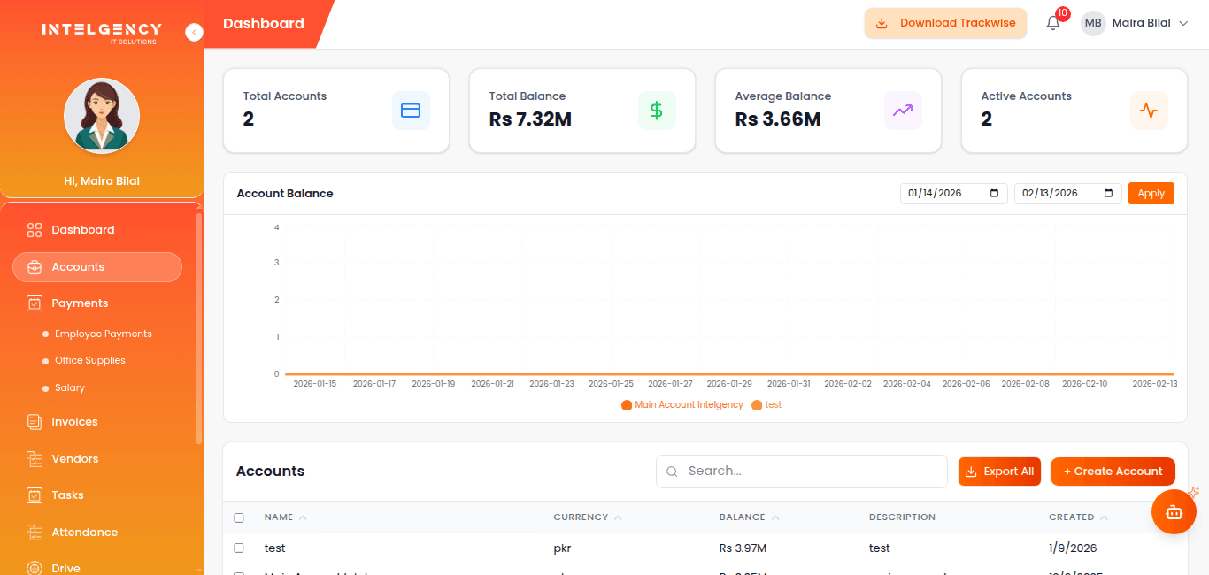 Finance Dashboard